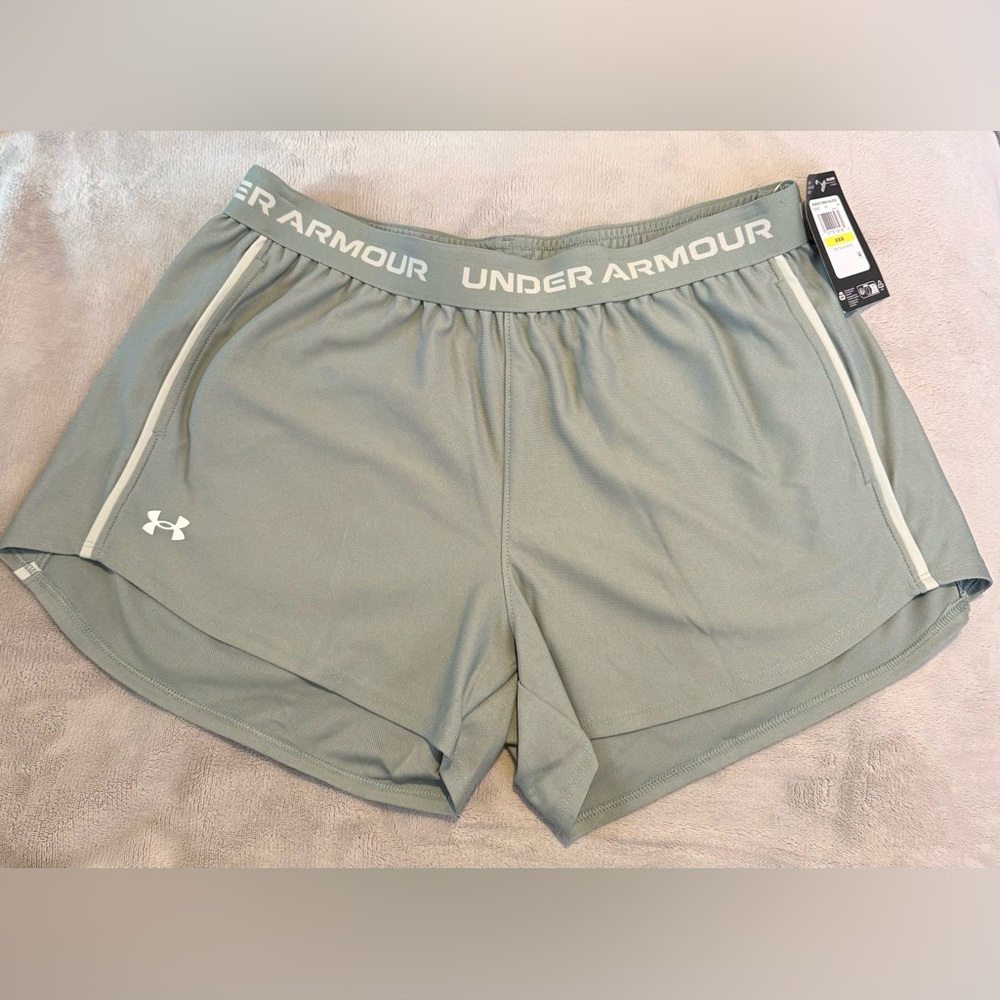 Under Armour Women's Athletic Light Green Shorts